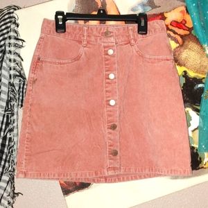 Roxy Corduroy Mini Skirt